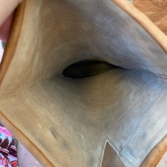 Jim Barnier Camel Brown Leather High E Boot Women's Boots Size 10 Mid Calf - Picture 11 of 11